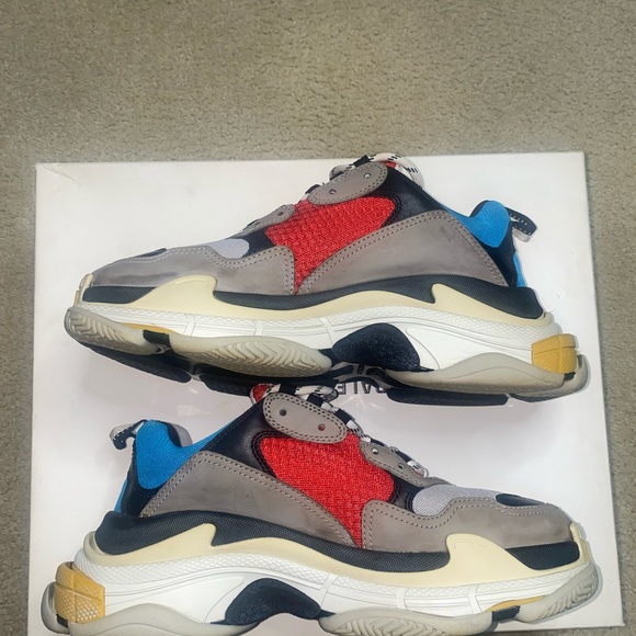 Balenciaga Track Mens Bi Color Yellow and Red - Picture 4 of 7